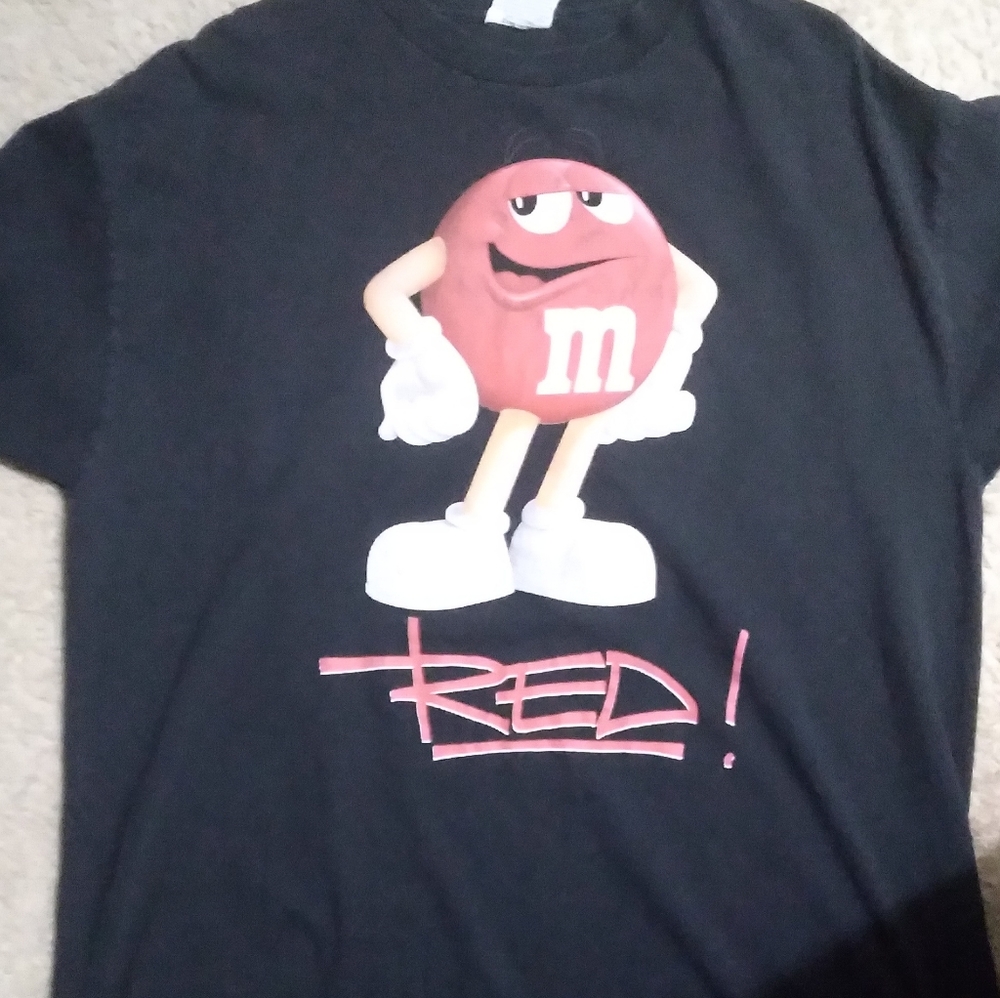 M&Ms,Red vintage shirt (M)